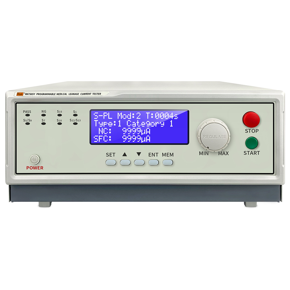 RK7505Y/RK7510Y/RK7520Y/RK7530Y/RK7550Y程控医用泄漏电流测试仪（支持无频率加权）